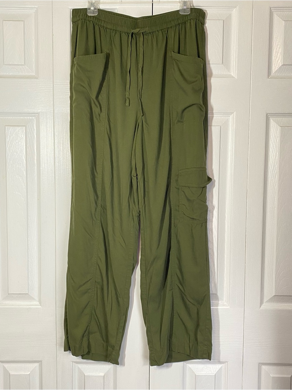 Madewell Straight Leg Cargo Pants Loden Green Large
